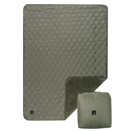 LUGH)ルー 魔法瓶ブランケット (グラフェン使用） (オリーブドラブ) L