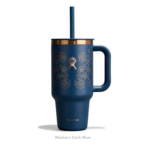 (Hydro Flask)ϥɥե饹 OUT WEST 32oz TRAVEL TUMBLER (WesternDarkBlue)
