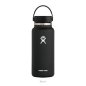 (Hydro Flask)�ϥ��ɥ��ե饹�� HYDRATION 32oz WIDE MOUTH (Black)