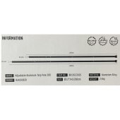 (BLACKDEER)�֥�å��ǥ��� Adjustable Aluminum Tarp Pole 280
