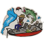(NANGA)�ʥ� NANGA��USHIODA HIROAKI STICKER (FISHING)