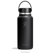 (Hydro Flask)�ϥ��ɥ��ե饹�� HYDRATION 32oz WIDE MOUTH (Tonal Black)