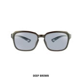 (OWL MILS)������ߥ륺 �����Υ� BK-003 ���奱������ col.3(DEEP BROWN) Lens color:PURPLE GRAY