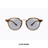 (OWL MILS)������ߥ륺 Thrud ���롼�� BL-010 col.2 CLEAR BROWN/Lens color : PURPLE GRAY