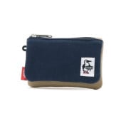 (CHUMS)����ॹ Card Coin Case Sweat Nylon (Navy x Beige)
