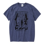 (KAVU)���֡� �������Tee  (Heather Navy)