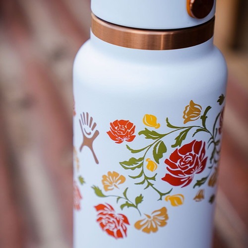 (Hydro Flask)�ϥ��ɥ��ե饹�� OUT WEST 32oz WIDE FLEX STRAW CAP (WesternLightBlue)
