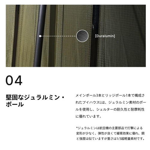 (MINIMAL WORKS)�ߥ˥ޥ����� VHOUSE L TENT (Black)