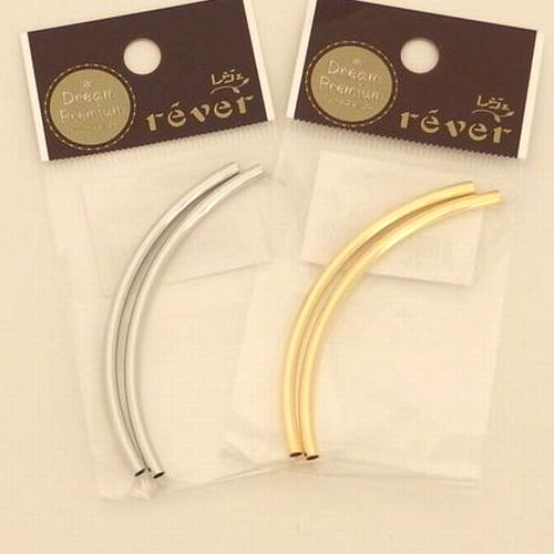 メタルパーツ 丸パイプ【3×70mm】(2個入） | 手芸センタードリーム公式 