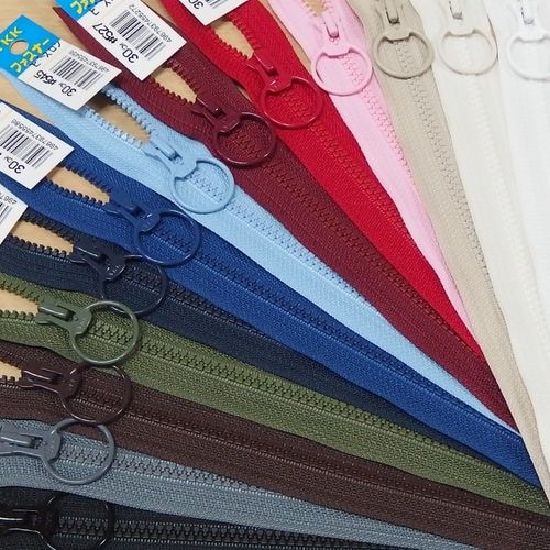 ★送料無料・YKK エフロンファスナー30㎝♪1色10本Ⅹ20色・200本一組売り♪新品未使用 | Y.K.K フラットニットファスナー 30cm 10本入 030オフ