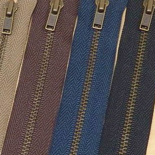 YKK メタルファスナー（アンティークゴールド）【20cm】 | 手芸 