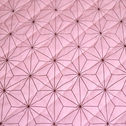 生地 ブロードキルト 麻の葉柄 ピンク 手芸センタードリーム通販ネットショップ 生地 ブロードキルト 麻の葉柄 ピンク 手芸センタードリーム通販ネットショップ
