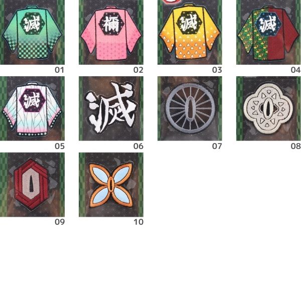 50%OFF処分価格】鬼滅の刃 羽織 鍔 つば ワッペン 1ケ入 | 手芸