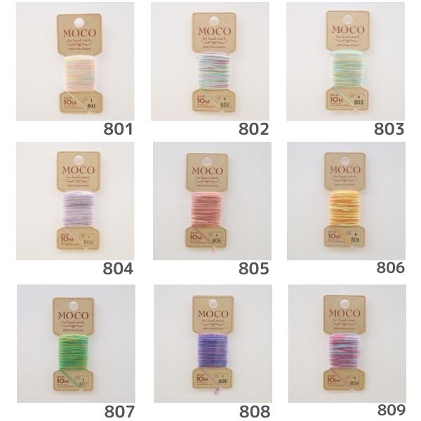 MOCO グラデーション for hand stitch 20/6 10m | 手芸センター