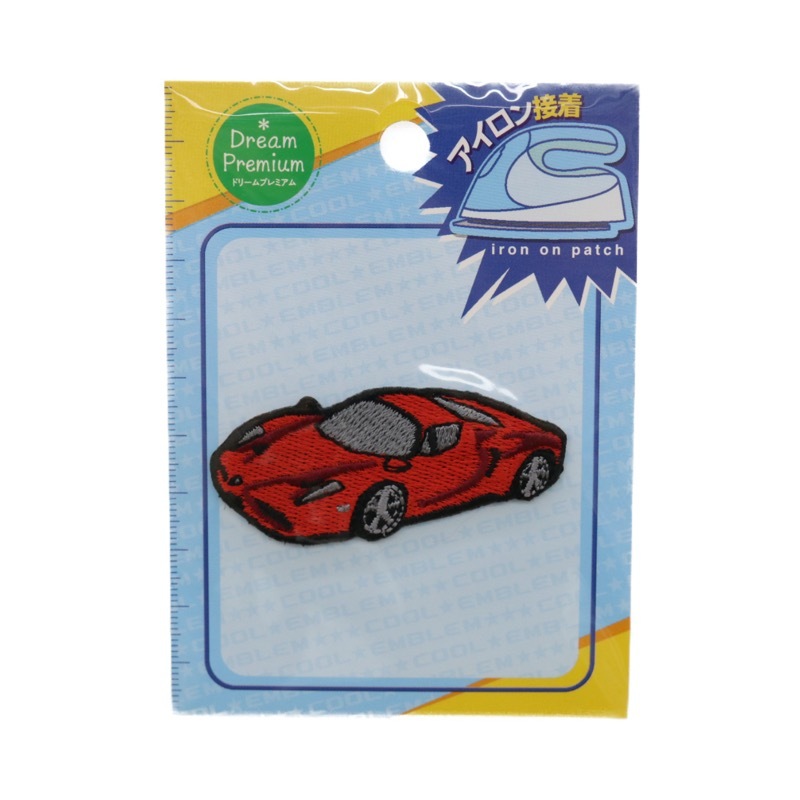 ワッペン 55 スポーツカー 赤色 | 手芸センタードリーム公式通販サイト