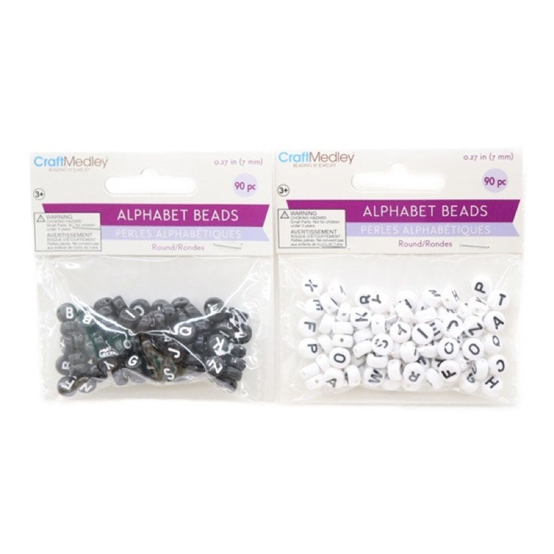 Alphabet Beads 7mm Round 約90個入 | 手芸センタードリーム公式通販サイト