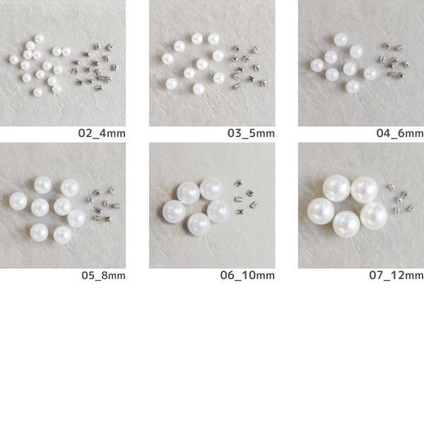 reve リ～ノ パール ホワイト(4mm-12mm) リベリーノ | 手芸センター