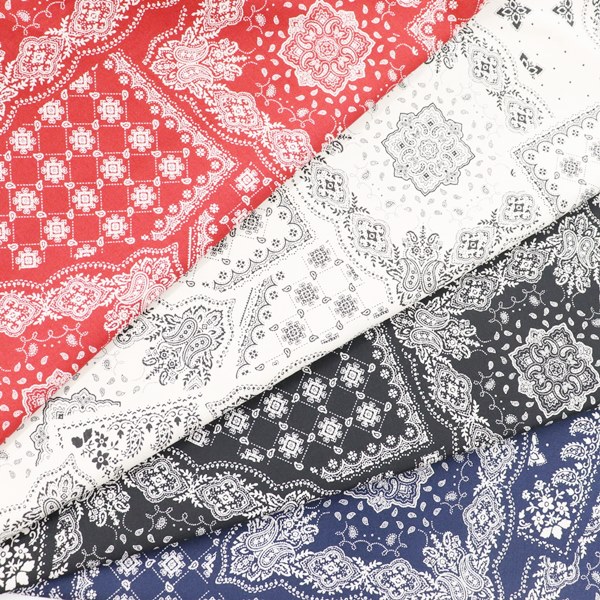 生地 バンダナ 単色柄 シーチングプリント 手芸センタードリーム通販ネットショップ