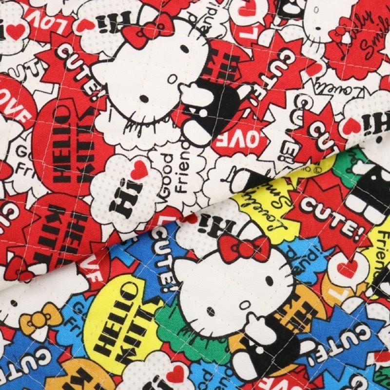 生地 ｄｒｍサンリオオックス キルト ハローキティ ロゴ柄 手芸センタードリーム通販ネットショップ