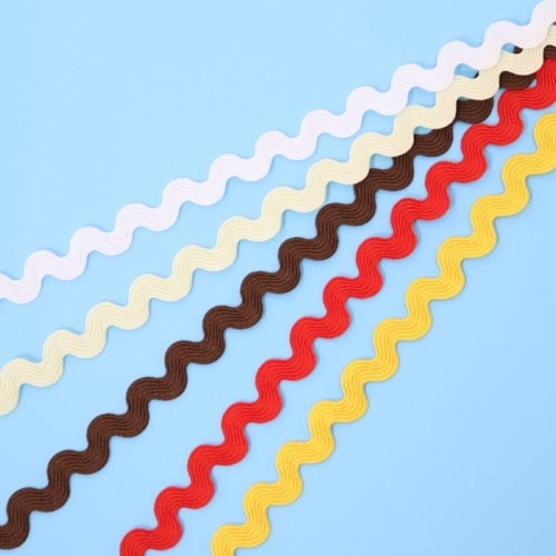 ガニーサックス　ビンテージ　バルーンスリーブ　やまみちテープ　赤 数量5から】 手芸テープ 『山道テープ 約7mm幅 15番色』 DARIN ダリン