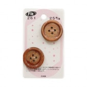 カードボタン No277 ウッド 20mm 3個入 | 手芸センタードリーム公式