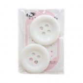 �����ɥܥ��� No437 �ۥ磻�� 40mm 2����