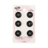 �����ɥܥ��� No4701 �֥�å� 13mm 6����