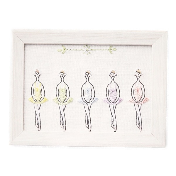 ルシアン 100ネエサン フレーム 刺しゅうキット バレリーナ 手芸センタードリーム通販ネットショップ