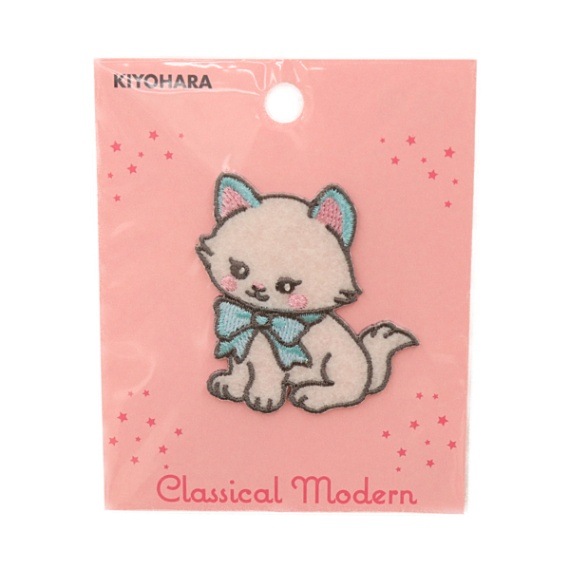 ワッペン ネコ CMOC-53 クラシカルモダンシュシュ | 手芸