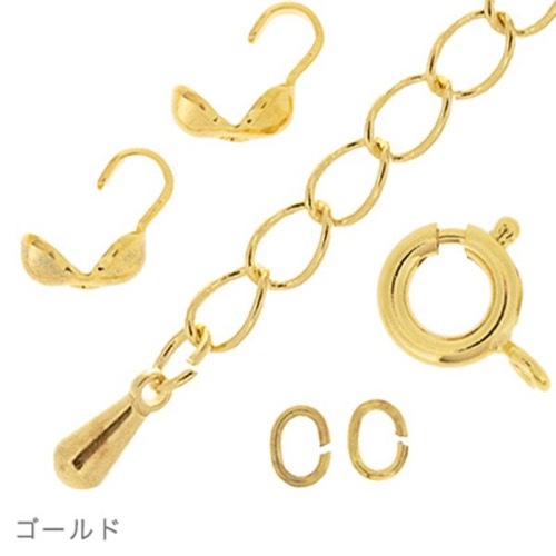 MIYUKI アジャスタ－付クラスプセット ゴールド色 1組入 K4527/G