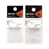 MIYUKI ��ť�� 5mm 6���� K665