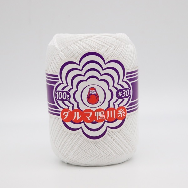 ダルマ鴨川糸 ダルマ鴨川糸#30 100g 1 ホワイト | 手芸センタードリーム公式通販サイト