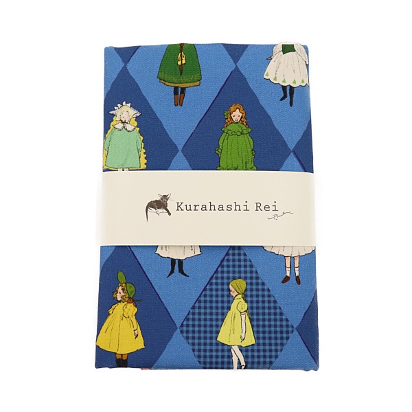 生地 くらはしれい オックスプリント お花の女の子たち 冬 50cmカットクロス Krf 02 手芸センタードリーム通販ネットショップ