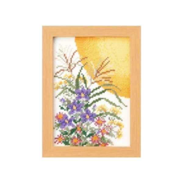 オリムパス 刺しゅうキット 12ヶ月の小さな花風景 マリー カトリーヌ コレクション 9月 お月見の花飾り No7553 手芸センタードリーム通販ネットショップ