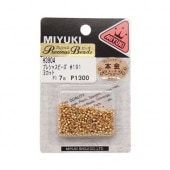 MIYUKI プレシャスビーズ #191 3カット 2.0～2.2mm 本金メッキ 7g入 
