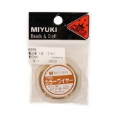 MIYUKI ステンレス線 カラーワイヤー#30 H508 12m巻 | 手芸センター