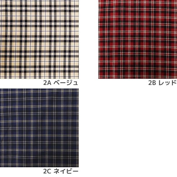 生地 シーチングプリント タータンチェック柄 DR11560-2 | 手芸