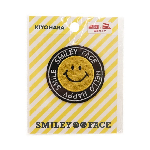 シール＆アイロン接着ワッペン マークスマイリー SMI-06 | 手芸