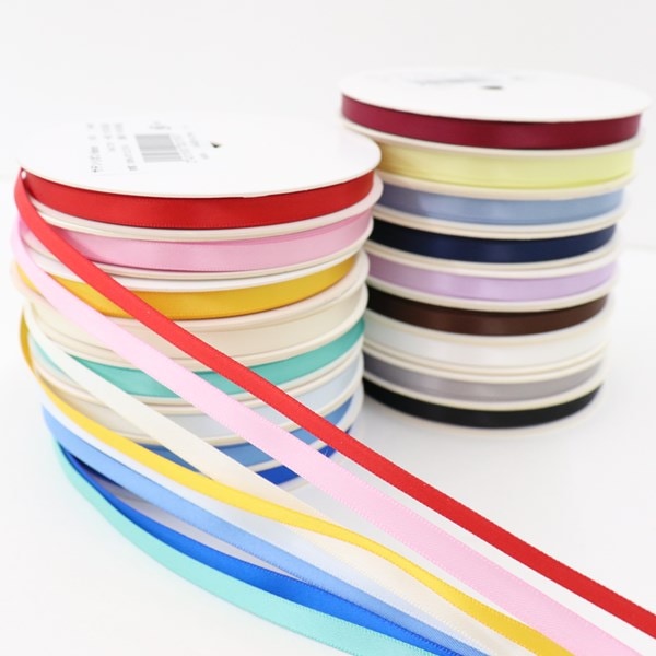 ご確認用 金襴リボン6センチ幅 雪輪うさぎ八重桜 サテンリボン【6mm