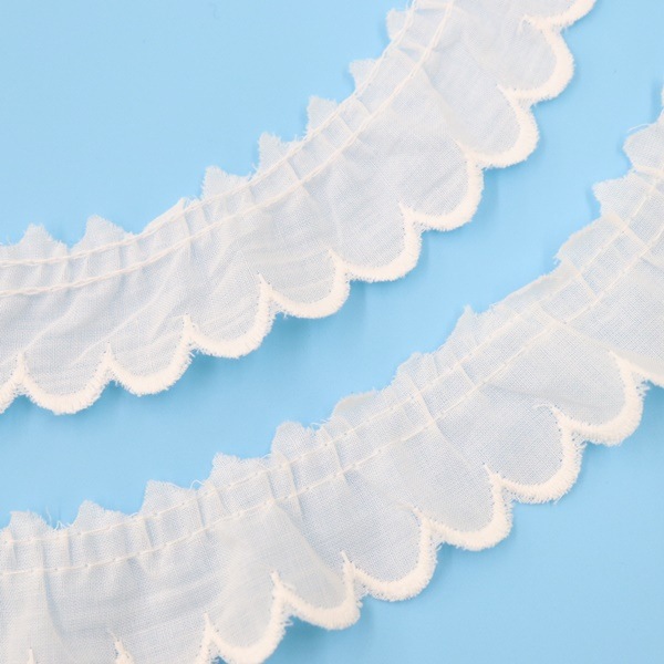 トルコレース トルコレース 99サイズ】 キラキラと輝くリーフデザインのトルコ刺繍レース