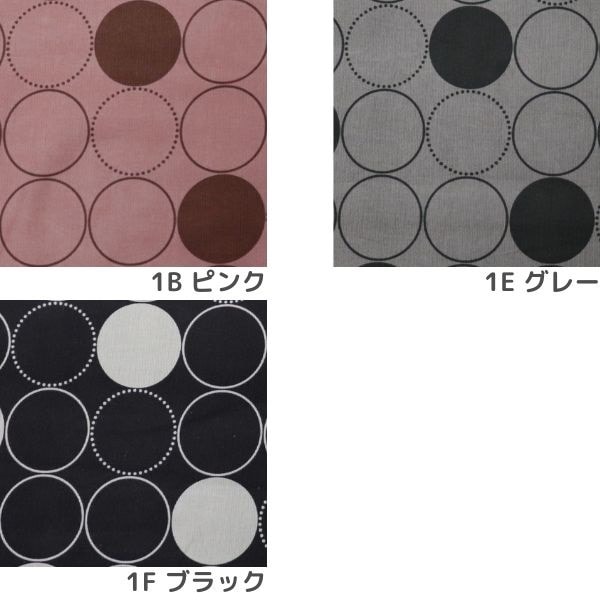 20%OFFセール価格】生地 21Wコールテンプリント サークル柄
