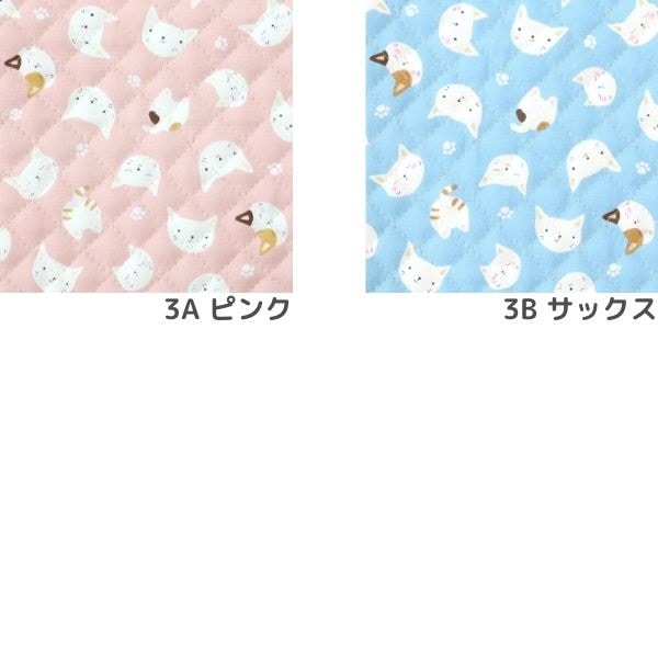 生地 オックスプリント 【キルト】 2024 入園入学 ネコ柄