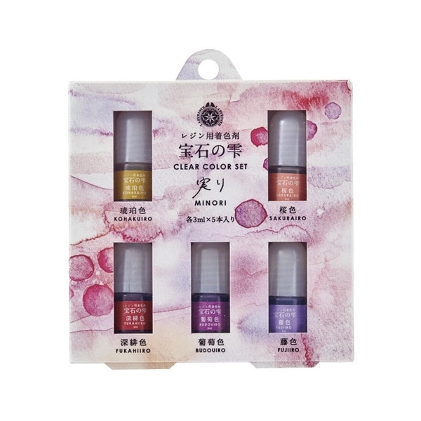 パジコ レジン用着色剤宝石の雫クリアカラーセット［実り］ 403334