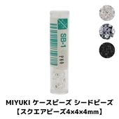 MIYUKI �������ӡ��� �����ɥӡ��� �ڥ��������ӡ���4��4��4mm�� ��30γ ��3g�� ��