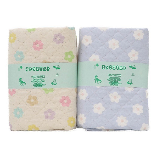 生地 フラワーオックス【キルト】 2025 入園入学 【50cmカットクロス