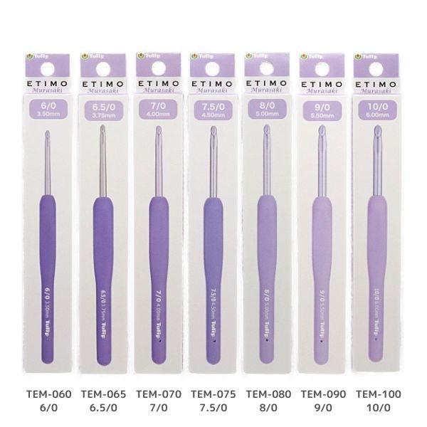 ETIMO Murasaki エティモ ムラサキ クッショングリップ付き かぎ針 TED