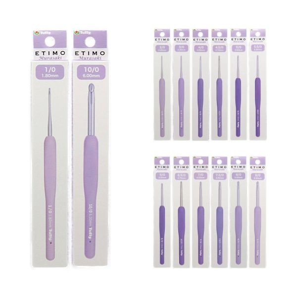 ETIMO Murasaki エティモ ムラサキ クッショングリップ付き かぎ針 TED
