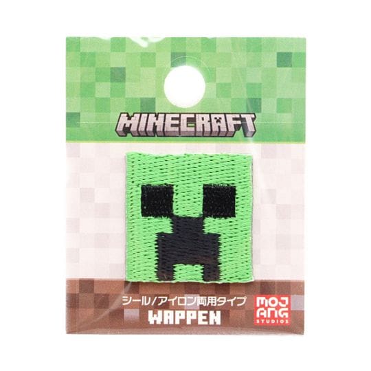 MINECRAFT ワッペン シール/アイロン両用タイプ CREEPER シールW