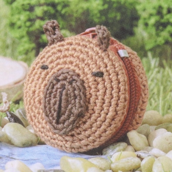 cosmo 刺しゅう糸で編む ちいさなポーチ (かぎ針編み) キット