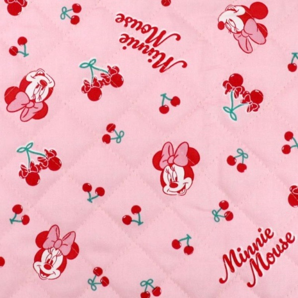 生地 2026 ディズニー BTS ミニーマウス チェリー柄 オックス【キルト